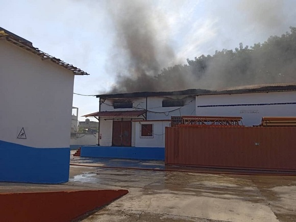 No se produjeron muertes o heridos y los daños en las instalaciones de la Comercializadora ITH Varadero no son de consideración. Foto: Telebandera/Facebook.