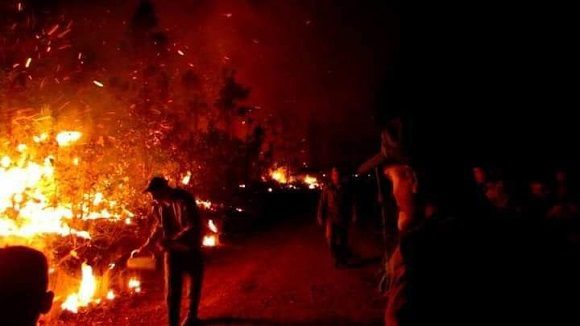 Incendio en Pinar del Río