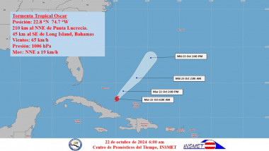 Tormenta tropical Oscar se aleja de Cuba, pero mantiene lluvias en la regi√≥n oriental